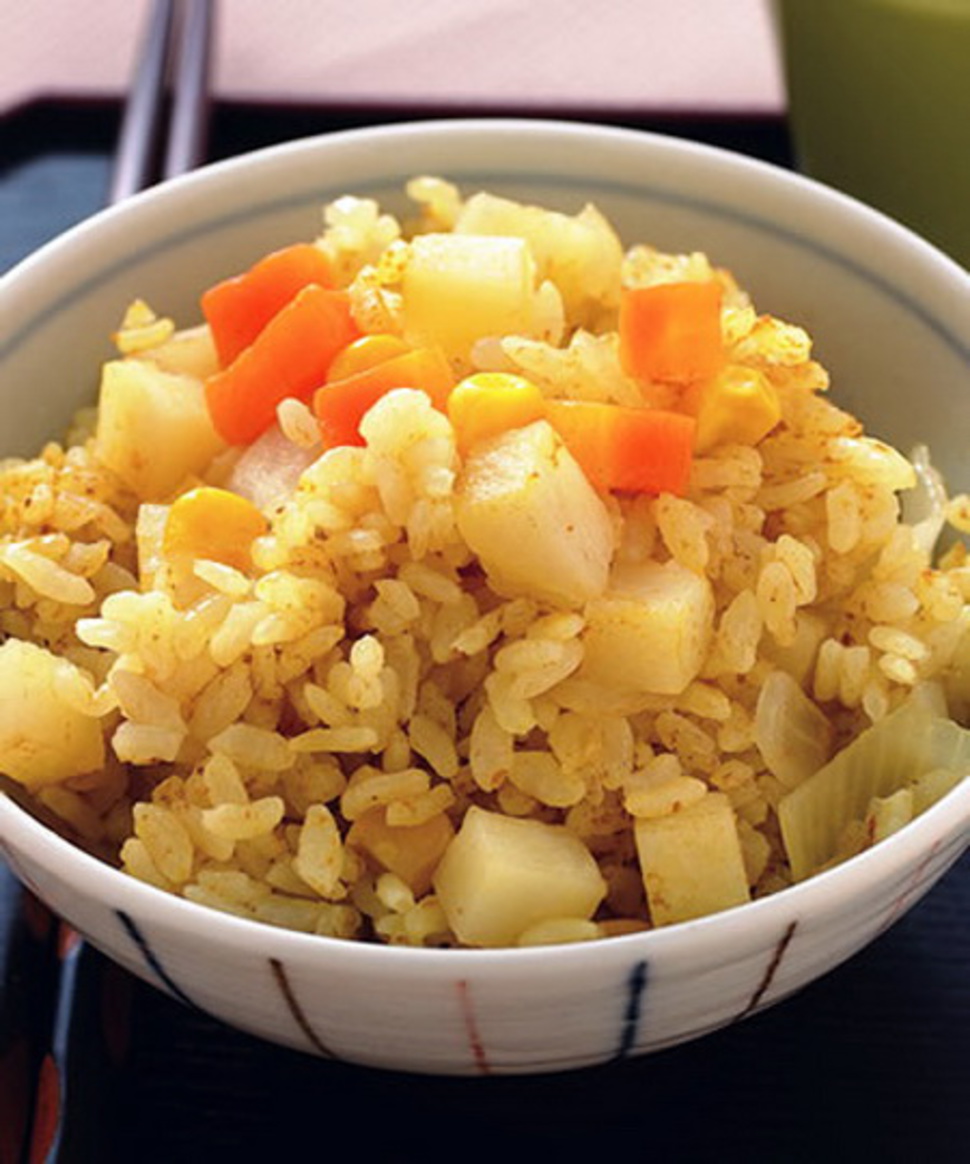 咖喱蔬菜焖饭